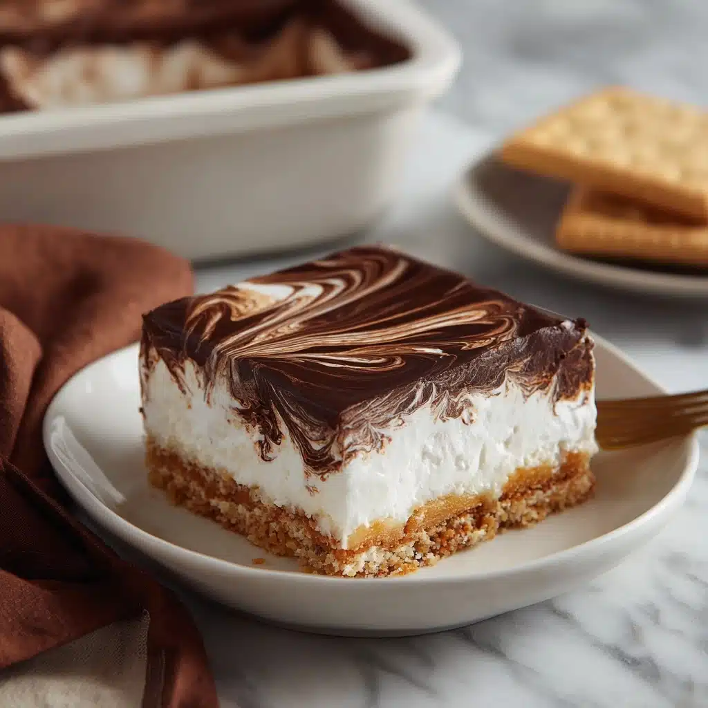 Eclair Cake with Chocolate Ganache Recipe - Recipe Image