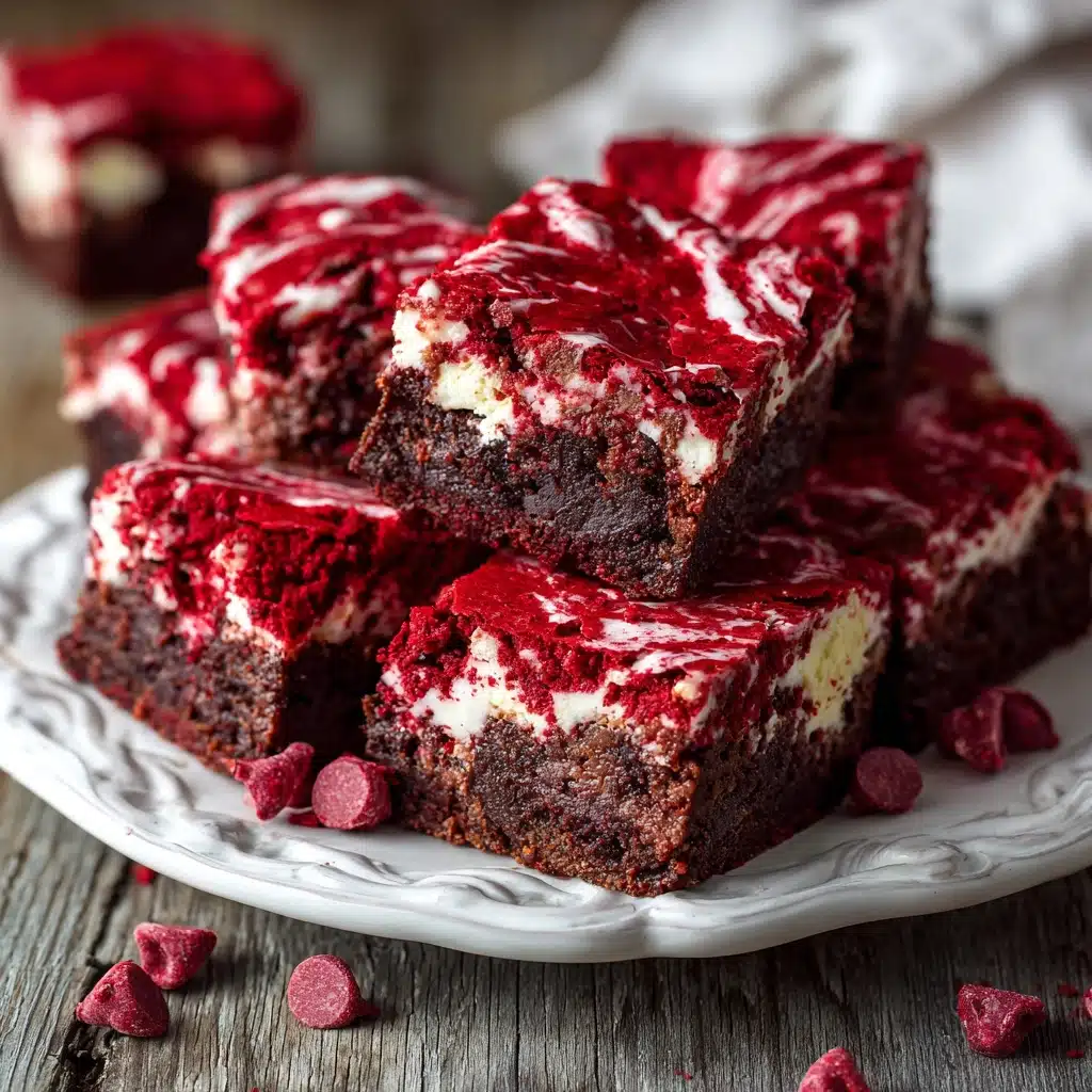 Kiss Me Red Velvet Brownies Recipe