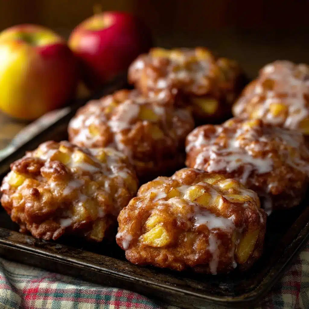 Warm Baked Apple Fritters Recipe - Recipe Image