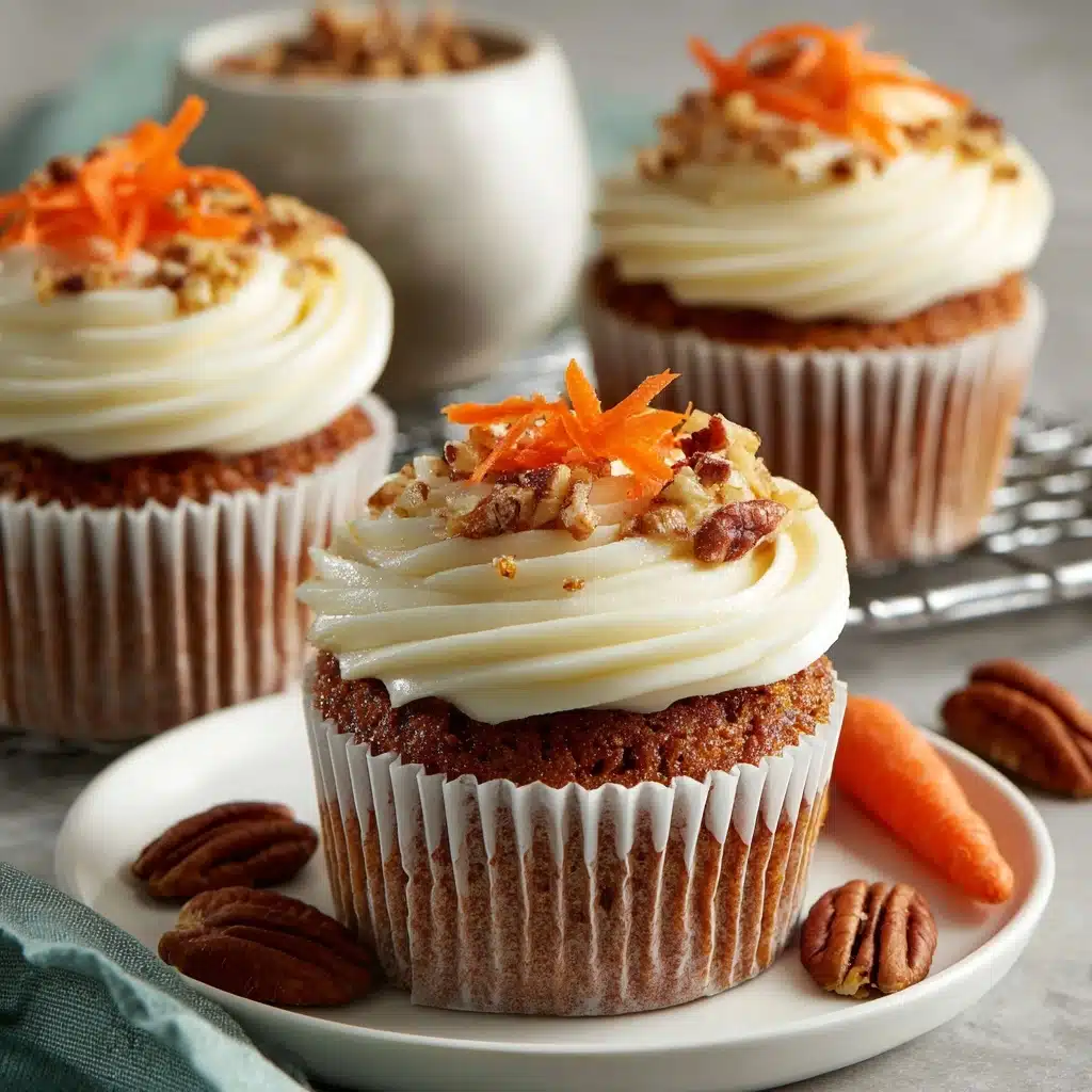 Easy Carrot Cake Cupcakes Recipe