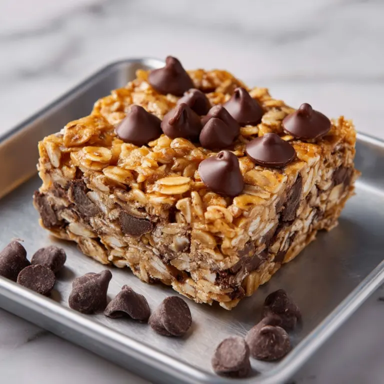 Oatmeal Chocolate Chip Bars Recipe
