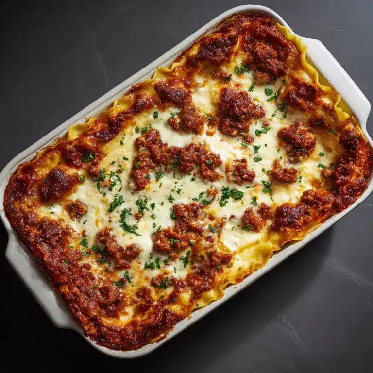 Easy Meat Lasagna Recipe