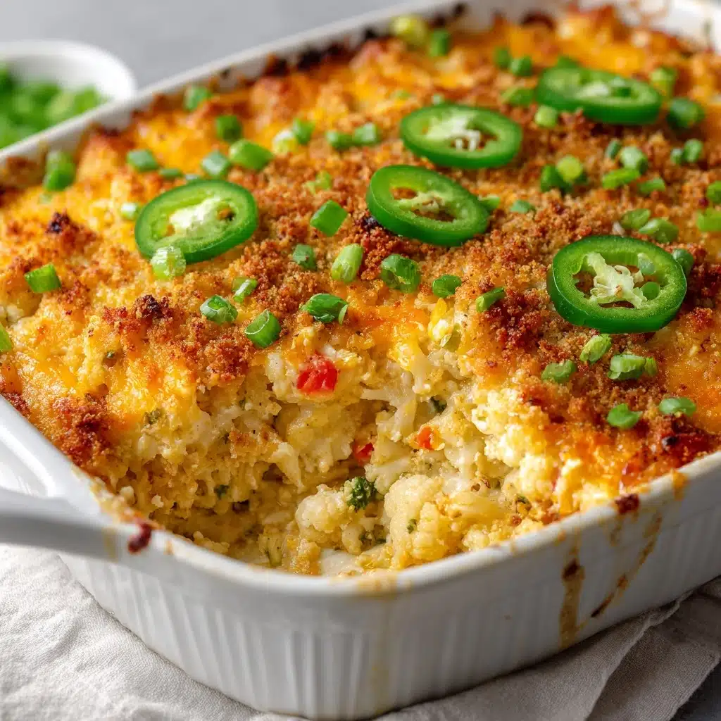 Jalapeño Buffalo Chicken Casserole Recipe