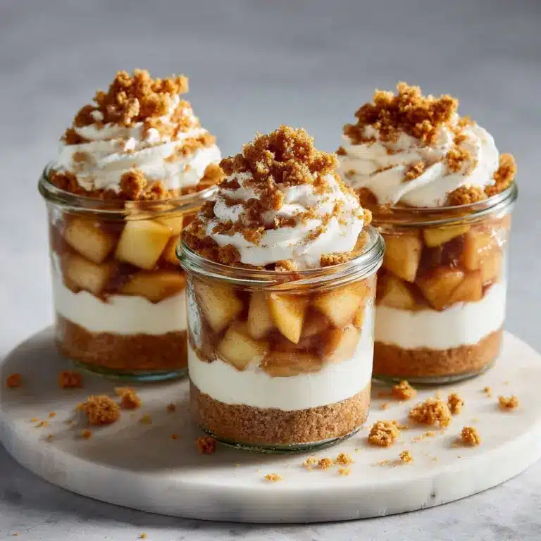 No-Bake Apple Cheesecake Jars Recipe