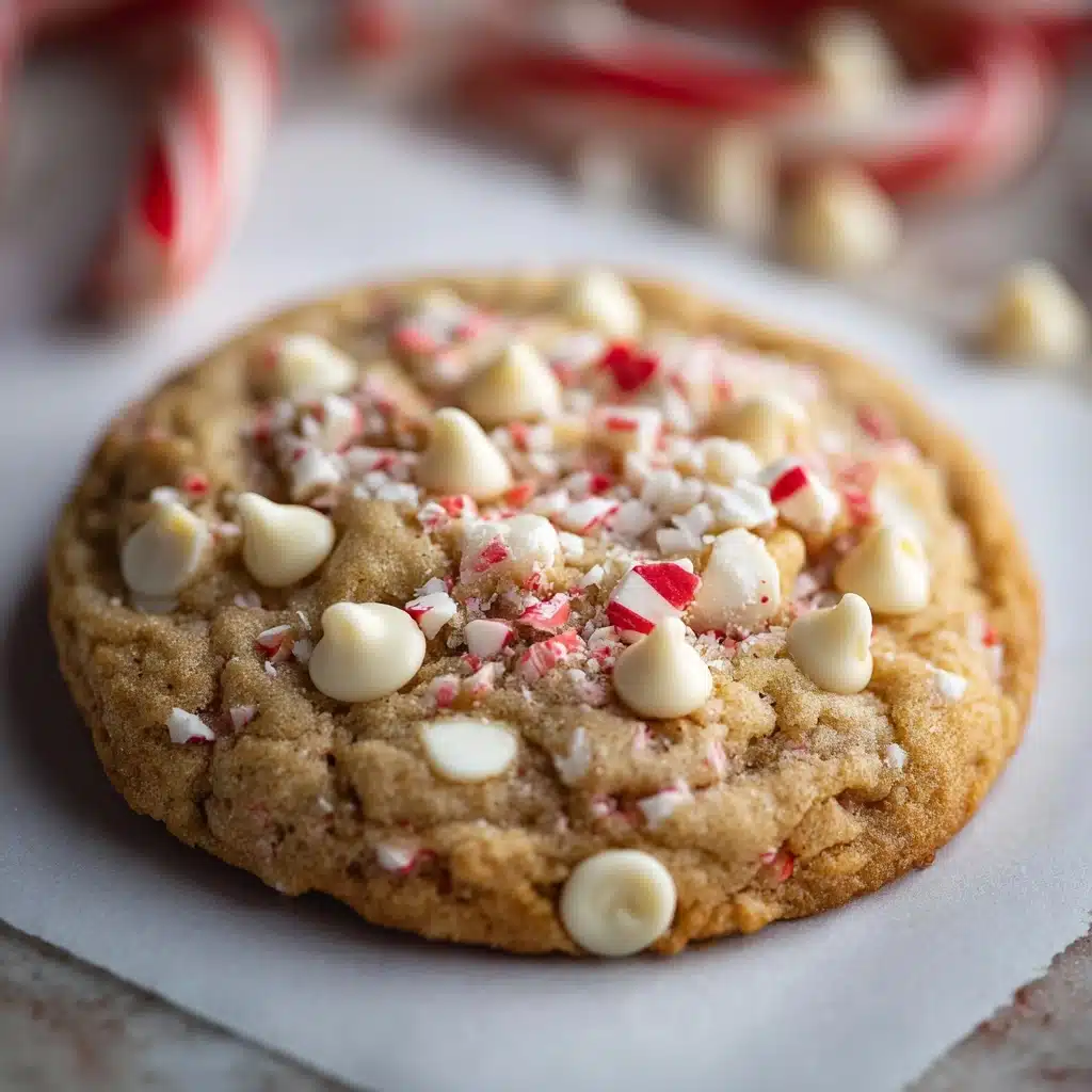 White Chocolate Candy Cane Cookies Recipe