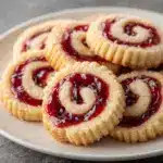 Raspberry Swirl Shortbread Cookies Recipe