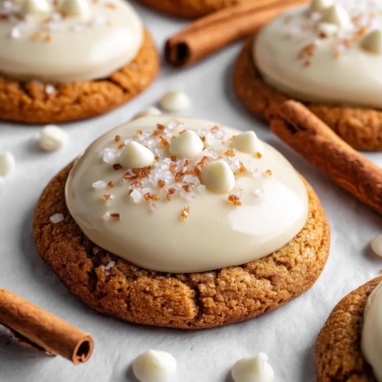 Chewy Maple Cinnamon Cookies with White Chocolate Recipe