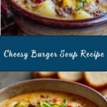 Slow Cooker Cheesy Burger-Flavored Soup Recipe