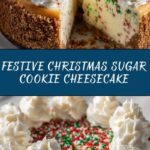 Christmas Sugar Cookie Cheesecake Recipe