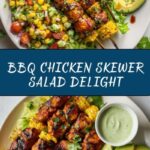 BBQ Chicken Skewer Salad Recipe