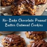 No-Bake Chocolate Peanut Butter Oatmeal Cookies Recipe