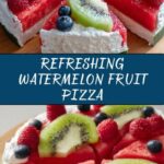 Healthy Watermelon Fruit Pizza Recipe