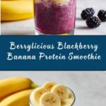 Blackberry Banana Protein Smoothie Recipe