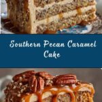 Southern Pecan Caramel Cake Recipe