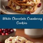 White Chocolate Cranberry Cookies Recipe