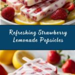 Strawberry Lemonade Popsicles Recipe