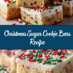 Christmas Sugar Cookie Bars Recipe