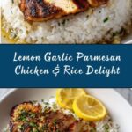 Lemon Garlic Parmesan Chicken & Rice Recipe