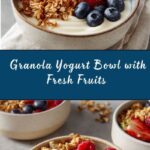 Granola with Yogurt and Fresh Fruits Recipe