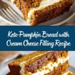 Keto Pumpkin Bread with Cream Cheese Filling Recipe