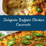 Jalapeño Buffalo Chicken Casserole Recipe
