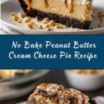 No Bake Cream Cheese Peanut Butter Pie Recipe