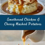 Smothered Chicken with Cheesy Mashed Potatoes Recipe