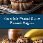 Chocolate Peanut Butter Banana Muffins Recipe