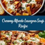 Creamy Alfredo Lasagna Soup Recipe