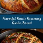 Rustic No-Knead Rosemary Garlic Bread Recipe