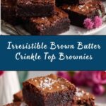Brown Butter Crinkle Top Brownies Recipe