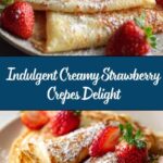 Creamy Strawberry Crepes Recipe