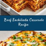 Beef Enchilada Casserole with Corn Tortillas Recipe
