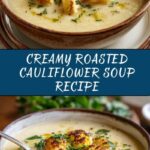 Roasted Cauliflower Soup Recipe