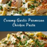 Garlic Parmesan Chicken Pasta Recipe