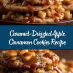 Caramel-Drizzled Apple Cinnamon Cookies Recipe