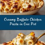One-Pot Creamy Buffalo Chicken Pasta Recipe