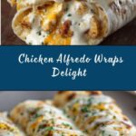Cheesy Chicken Alfredo Wraps Recipe