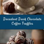 Dark Chocolate Coffee Truffles Recipe