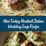 Mini Turkey Meatball Italian Wedding Soup Recipe
