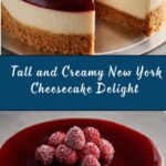 Tall and Creamy New York Cheesecake Recipe