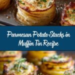 Parmesan Potato Stacks in Muffin Tin Recipe