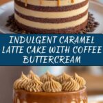 Decadent Caramel Latte Cake with Coffee Buttercream Recipe