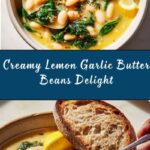 Creamy Lemon Garlic Butter Beans Recipe