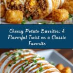 Cheesy Potato Burritos Recipe