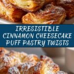 Cinnamon Cheesecake Puff Pastry Twists Recipe