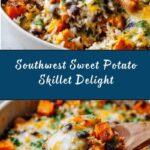 Southwest Sweet Potato, Black Bean and Rice Skillet Recipe