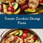 Tomato Zucchini Shrimp Pasta Recipe