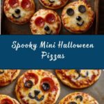Easy Peasy Mini Halloween Pizzas Recipe
