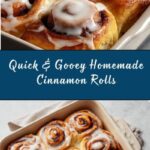 Easy One Hour Cinnamon Rolls (Ooey Gooey) Recipe